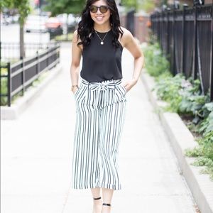 Banana republic striped pants